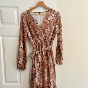 Animal Print Maxi Dress